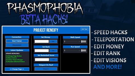 <b>Phasmophobia</b> is a 4 player online co-op psychological horror where you and your team members of paranormal investigators will enter haunted locations filled with paranormal activity and gather as. . Phasmophobia hacks